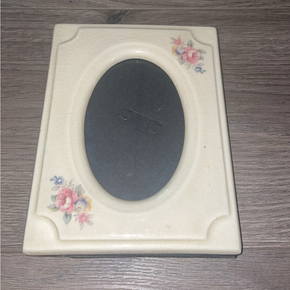 Porcelain Pink Floral Frame